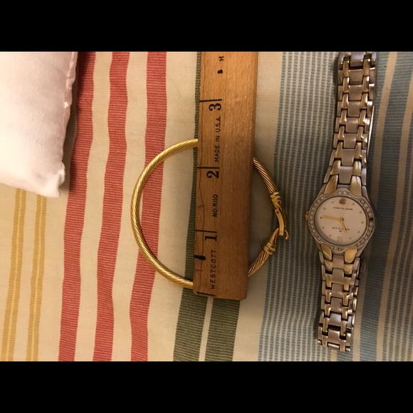 Anne Klein watch w/bracelet - Picture 3 of 5